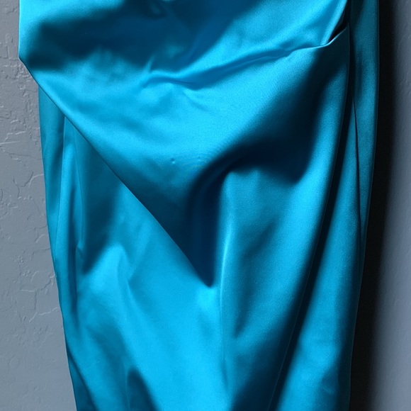 Talbot Runhof Satin Duchess Cocktail Dress - Picture 6 of 16